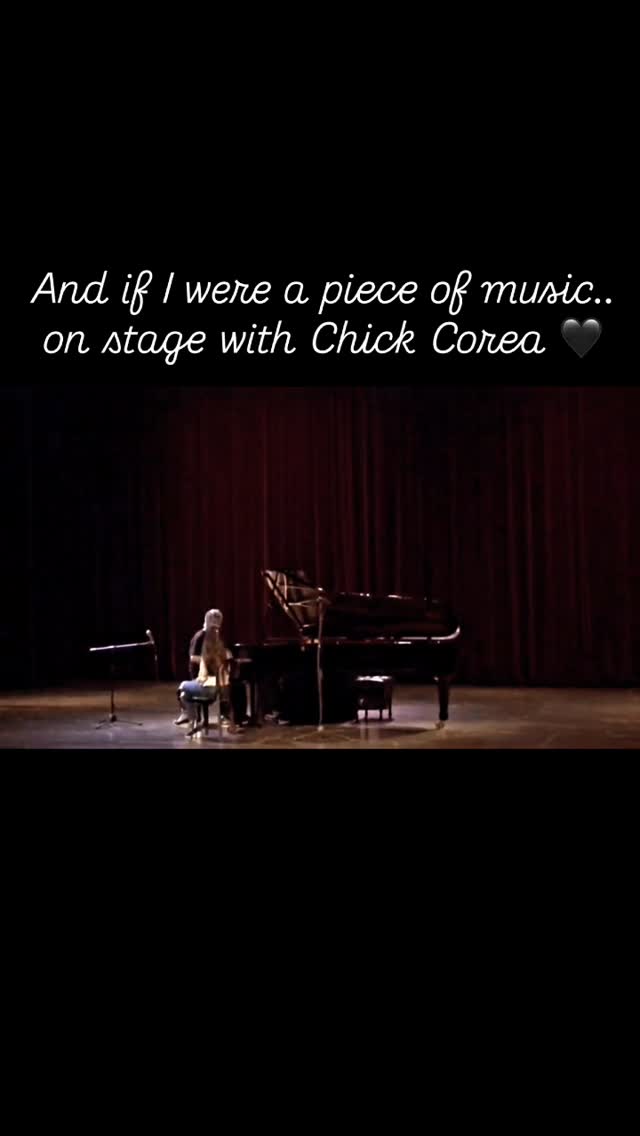 On stage with Chick Corea